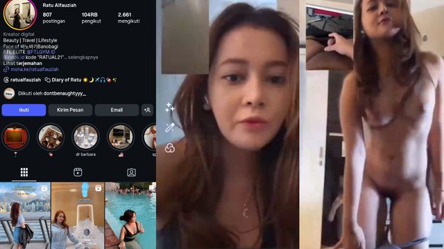 Bokep VCS Ratualfauziah selebgram Cantik Colmek