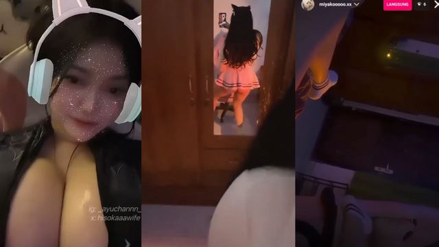 Bokep Indo Ayu Sastrani aka Miyakooooo Tobrut Live di IG Colmek