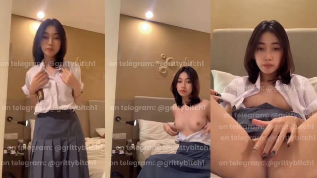 Bokep Indo Kayesha Colmek Cosplay Pakai Baju Seragam SMA