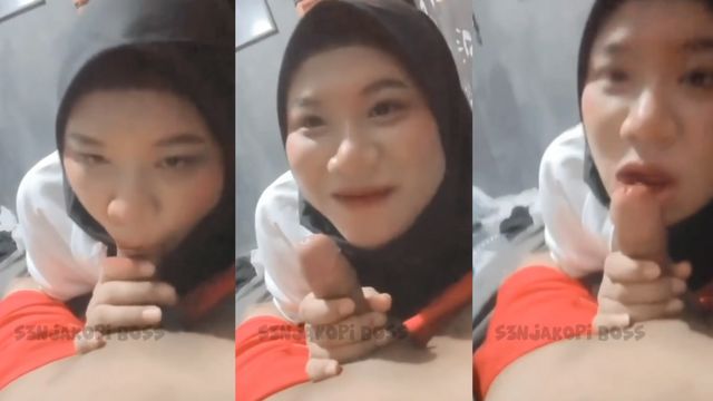 Bokep Indo ABG Kerudung Cantik Hisap Kontol Ngecrot di Mulut