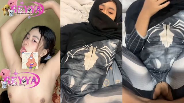 Bokep Indo Geyya Maymortis Ngentot Pakai Hijab Baju Spiderman Ketat